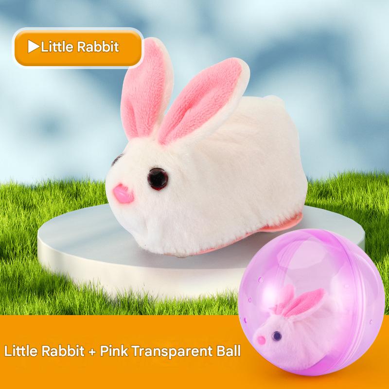 Auto-Rolling Ball with Mouse Hands-Free Play for Indoor Cats
