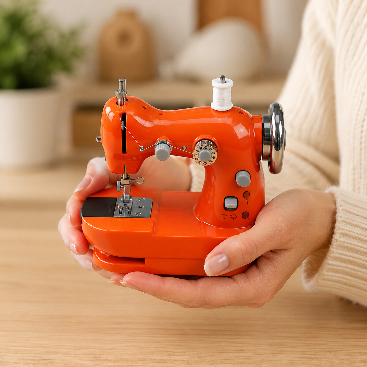 Mini Electric Sewing Machine– Compact Beginner-Friendly Sewing Machine for Home & DIY