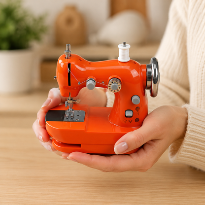 Mini Electric Sewing Machine– Compact Beginner-Friendly Sewing Machine for Home & DIY
