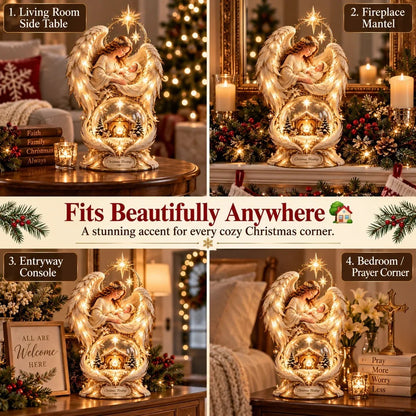 🎉 ✝️ Bring the Holy Night Home – Heavenly Noel Nativity Light