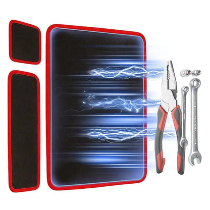⚡ Ultra-Strong Magnetic⚡Flexible Magnetic Tool Mat - Ultra-Thin Magnetic Tool Holder, Automotive Body Panels (3 Pack)