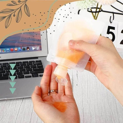 🌷Summer SALE - Portable Travel Fluid Makeup Packing Bag(10 Pcs)