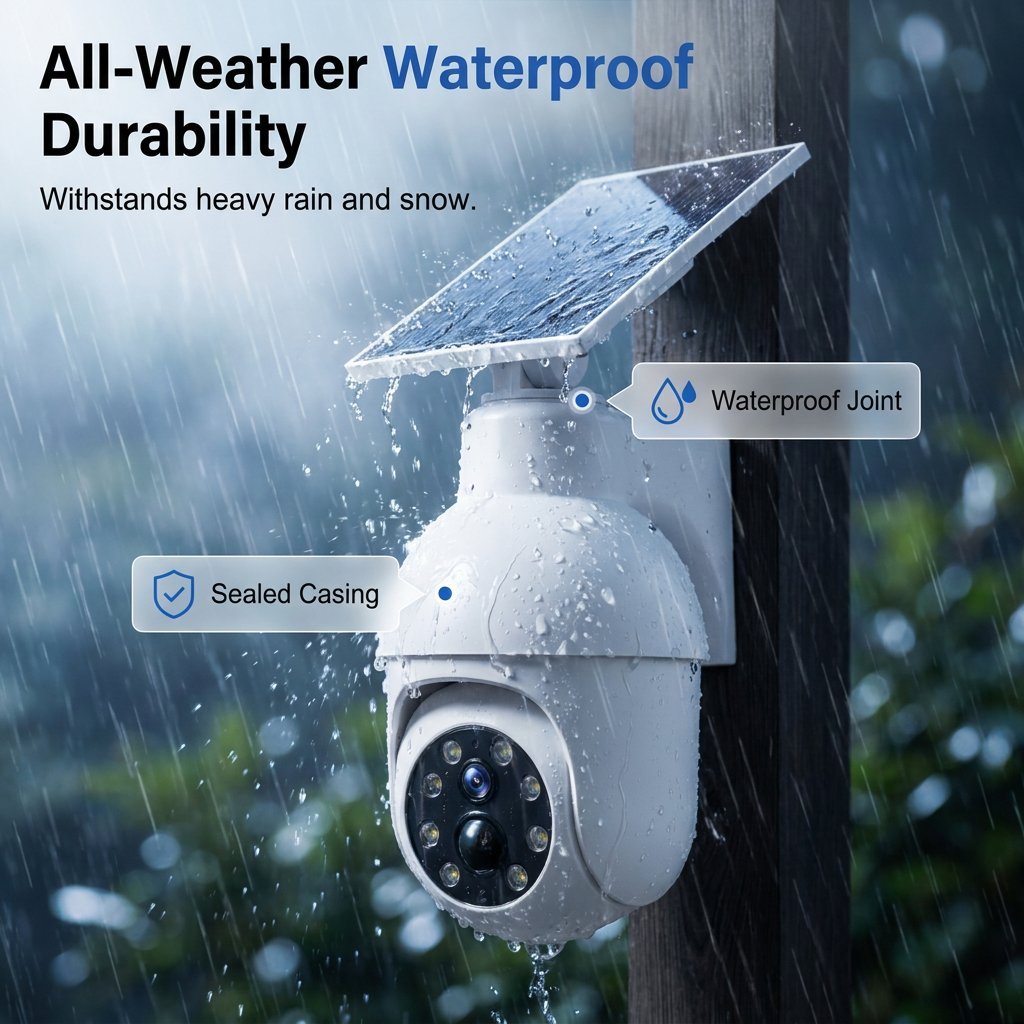 ⏰Sale 49% OFF - Solar-Powered Simulated Surveillance Camera Street Light