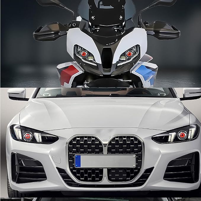 Dynamic Big Eye Ball Fog Lights, LED Adjustable Color 12v Devil Eyes with Lens Light Up Big Eyeball Lights for Car for Any Car Model