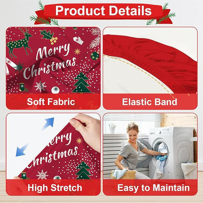 Santa Claus Dining Chair Covers Set