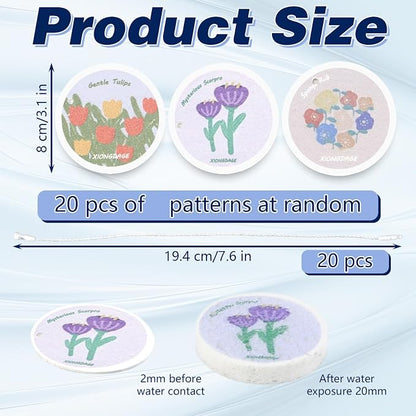 Compression Wood Pulp Sponge Dish Pad