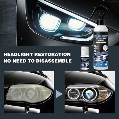 Car Headlight Restoration Polish Kits
