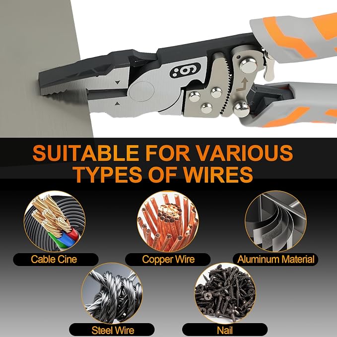 Ratchet Wire Plier - Cutting Pliers for Wire-Steel and Matel Wires