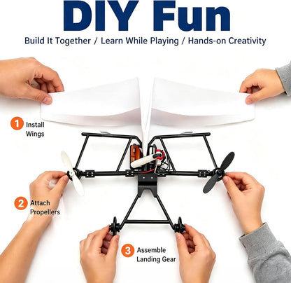 RC Paper Airplane Kit, DIY RC Plane for Hobbyists
