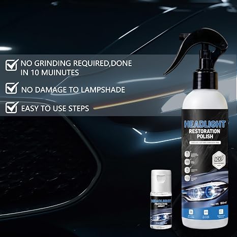 Car Headlight Restoration Polish Kits