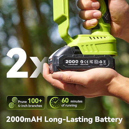 🔥Summer Sale🌳2-in-1 Mini Chainsaw – Cordless Electric Pruning Saw