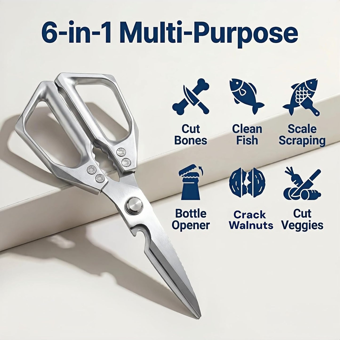 Kitchen Scissors for Food All Purpose Cooking Shears for Meat