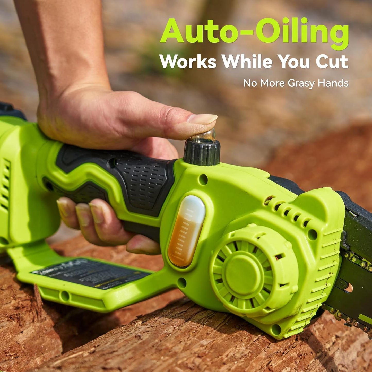 🔥Summer Sale🌳2-in-1 Mini Chainsaw – Cordless Electric Pruning Saw