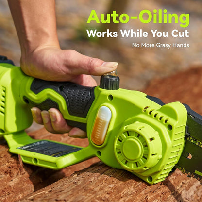 🔥Summer Sale🌳2-in-1 Mini Chainsaw – Cordless Electric Pruning Saw