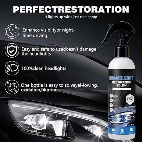 Car Headlight Restoration Polish Kits