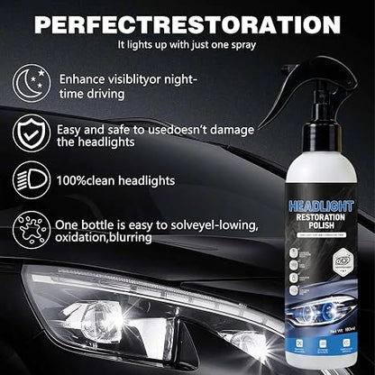 Car Headlight Restoration Polish Kits