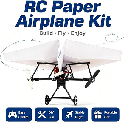 RC Paper Airplane Kit, DIY RC Plane for Hobbyists