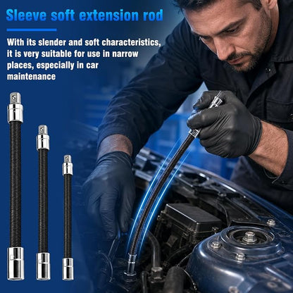 3Pcs Flexible Socket Extensions Cable