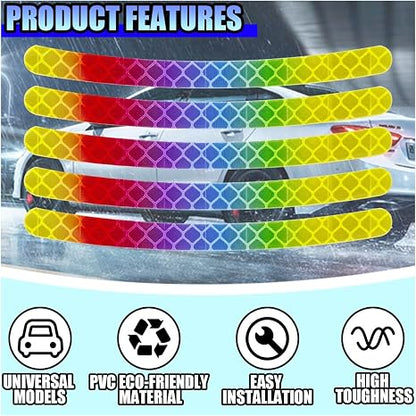 20PCS Car Wheel Stripe Reflective Stickers