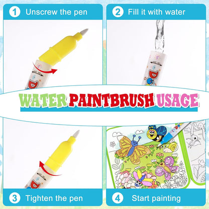 Reusable Water Painting Books for Kids