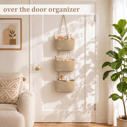 Decorative 3 or 4-Tier Hanging Organizer Bag