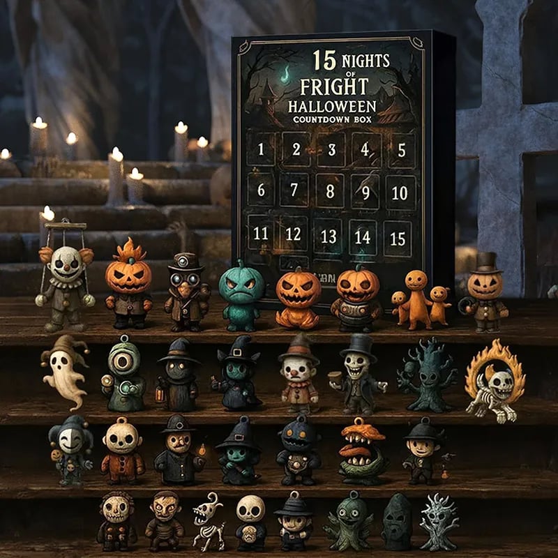 🎃2026 Halloween Countdown Advent Calendar Gift Box - 31 Nights of Fright Blindbags Surprise Set👻