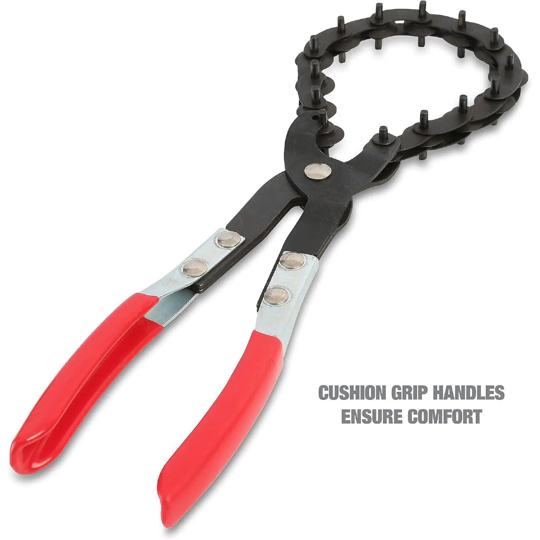 🔧Exhaust Cutter, Cuts 3/4" to 3-1/4" Pipe, Durable Chain Cutter Tool, Easy One-Handed Rotation, Compact Pipe Cutter Chain for Tight Spaces