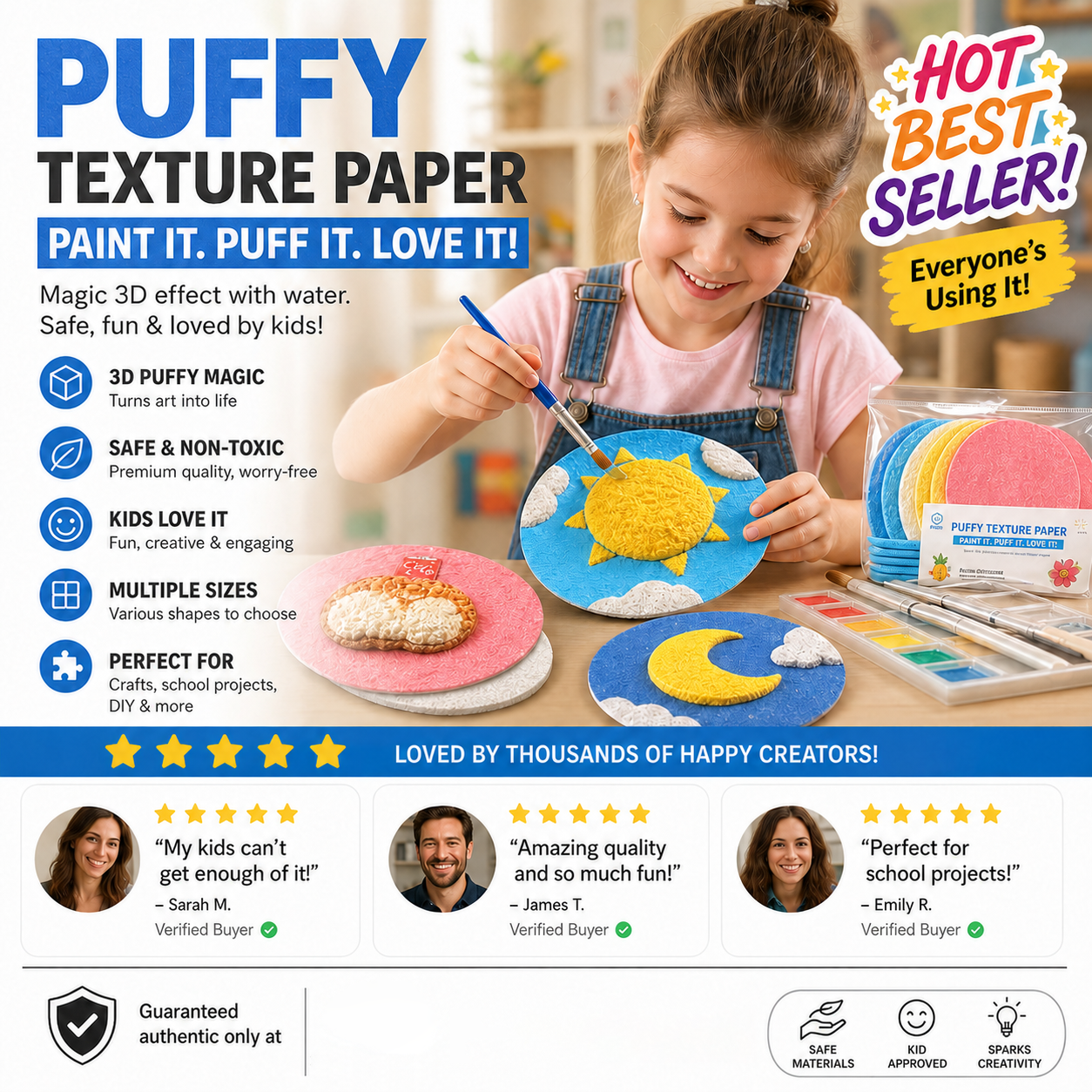 🎄Special Surprise Offer 🎁Buy 3 Get 2 Free！🔮Master the magic of painting！👩‍🎨Foam Texture Painting Paper🎁