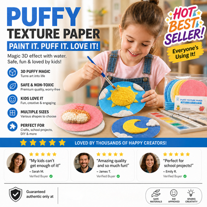 🎄Special Surprise Offer 🎁Buy 3 Get 2 Free！🔮Master the magic of painting！👩‍🎨Foam Texture Painting Paper🎁
