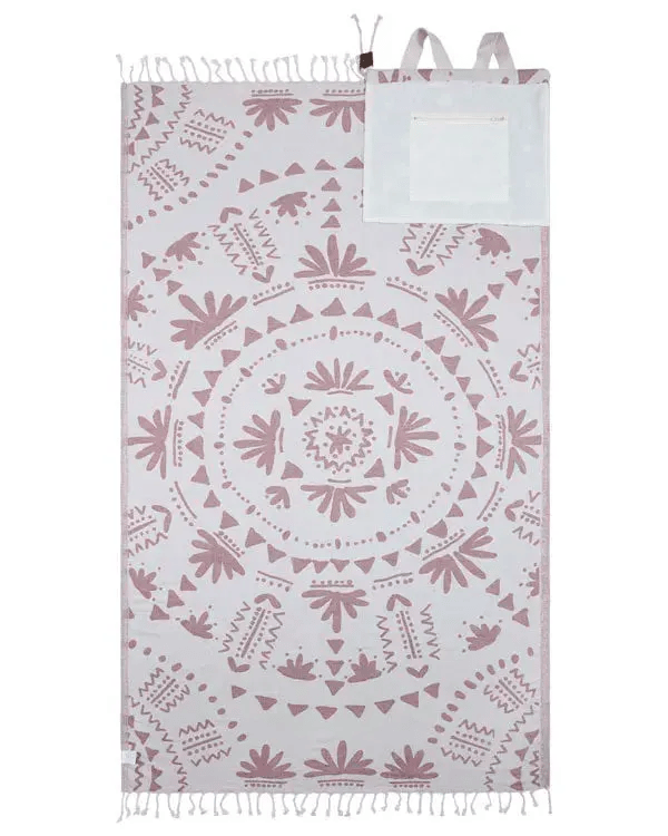 ⏰LAST DAY 49% OFF - 🏖️2-in-1 Convertible Towel & Backpack with Inner Zip Pocket & Sand-Repelling Fabric