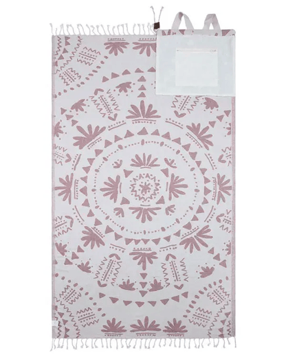 ⏰LAST DAY 49% OFF - 🏖️2-in-1 Convertible Towel & Backpack with Inner Zip Pocket & Sand-Repelling Fabric