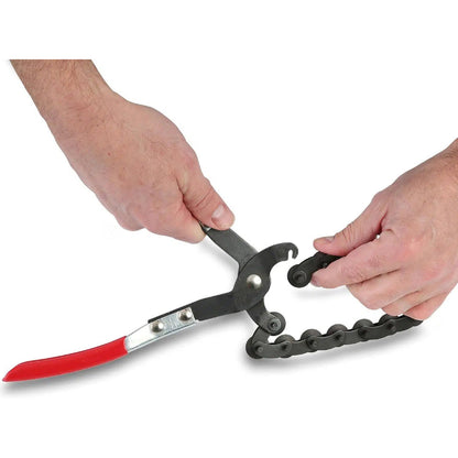 🔧Exhaust Cutter, Cuts 3/4" to 3-1/4" Pipe, Durable Chain Cutter Tool, Easy One-Handed Rotation, Compact Pipe Cutter Chain for Tight Spaces
