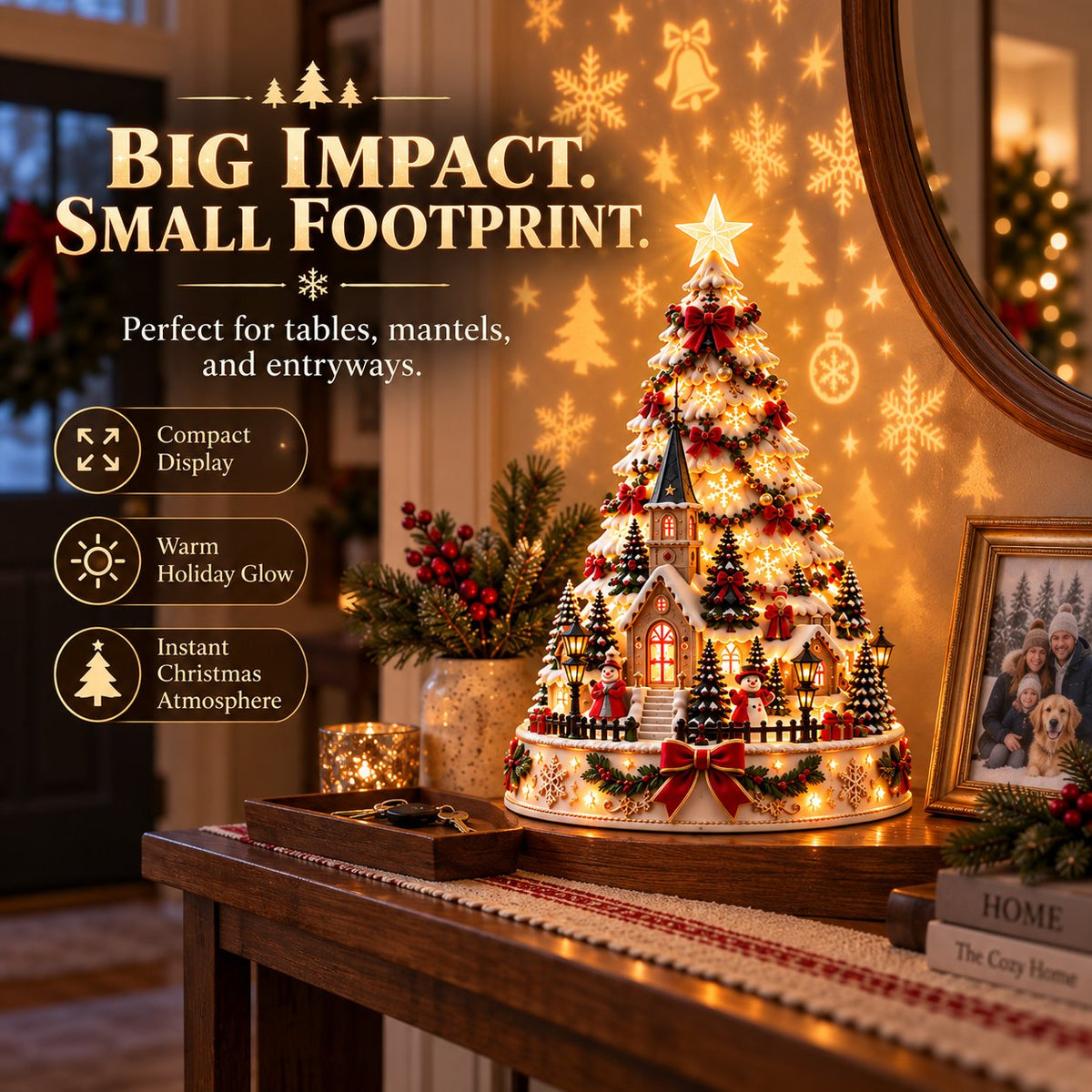 🏆 60,000+ Sold - 🎄MerryRealm™ Christmas Village Lightscape Tree