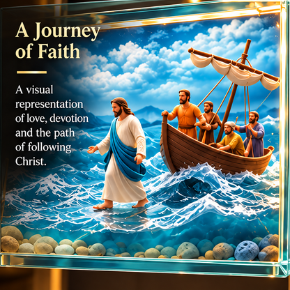 ✨ Last Day – 49% OFF!✝️The Story of Jesus in 6 Scenes Cross Lamp