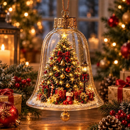 🎄 Lighted Christmas Bell Ornament Collection