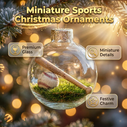 🎁Limited release-🌲Christmas Gift--⚾Sports Holiday Ornament(BUY 7 FREE SHIPPING)