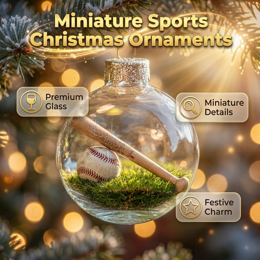 🎁Limited release-🌲Christmas Gift--⚾Sports Holiday Ornament(BUY 7 FREE SHIPPING)