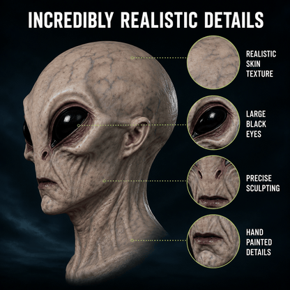 🎁Last Day Promotion 49% OFF🔥Lifelike Alien Silicone Mask