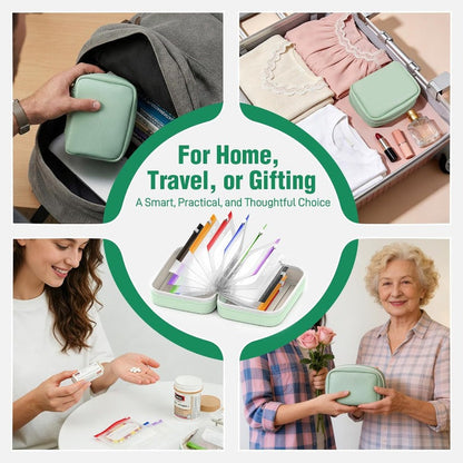 Waterproof pillbox A8 binder set, travel medicine bag