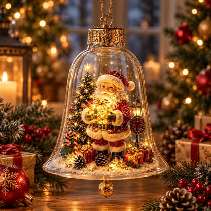 🎄 Lighted Christmas Bell Ornament Collection