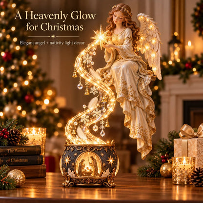 ✨Last Day 49% OFF✨Heavenly Angel Nativity Starfall Light