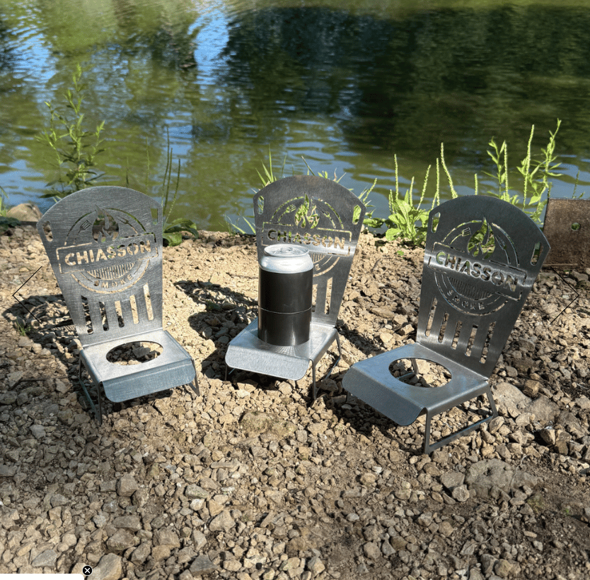 🍗 Chiasson Smoke Beer Can Chicken Chair | Heavy-Duty 18-Gauge Stainless Steel Holder for Stable Upright Grilling & 16 oz Cans 🔥