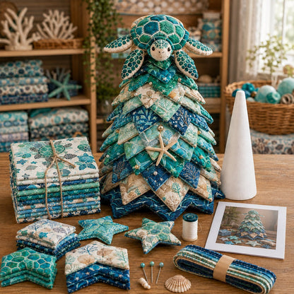 Ocean Dream Layered Fabric Tree DIY Kit