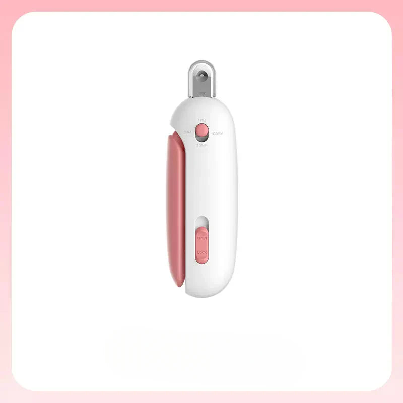 Cat Nail Clipper with 4-Size Adjustable Trimming Hole & Hidden Nail File