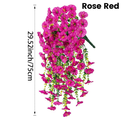 🌺 UV Resistant Hanging Artificial Morning Glory Vine 💖