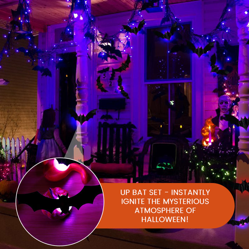 🔥Limited-Time🔥Halloween LED Flying Bat Decorations