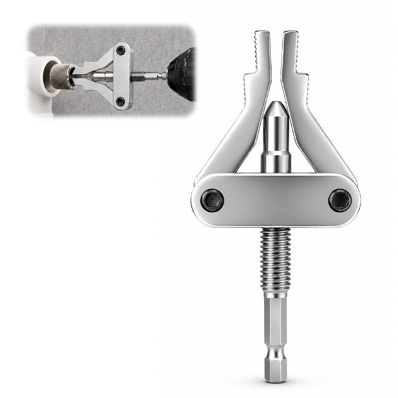 🔥LAST DAY 49% OFF - 🛠️ Broken Pipe Thread Extractor | Fast Drill-Powered Broken Fitting Removal Tool