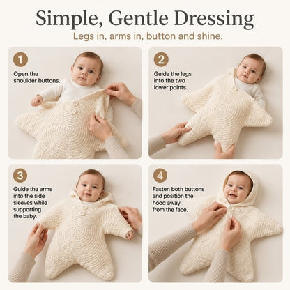 ⭐Cozy Baby Star's Suit - ❤️Suitable For Most Children