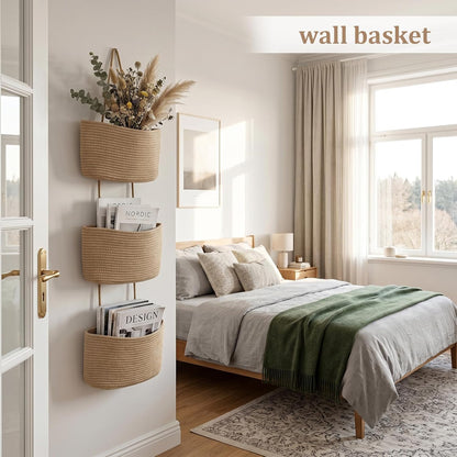 Decorative 3 or 4-Tier Hanging Organizer Bag