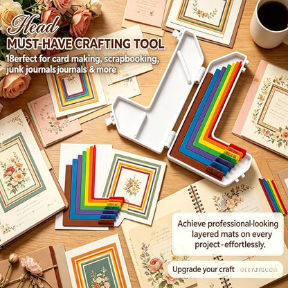 🎁 Last Day 50% OFF - Card Making Alignment Guides Set | Create Perfectly Aligned Handmade Cards Without Guesswork or Crooked Corners ✨